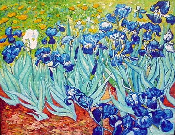 Van Gogh tableau l'iris