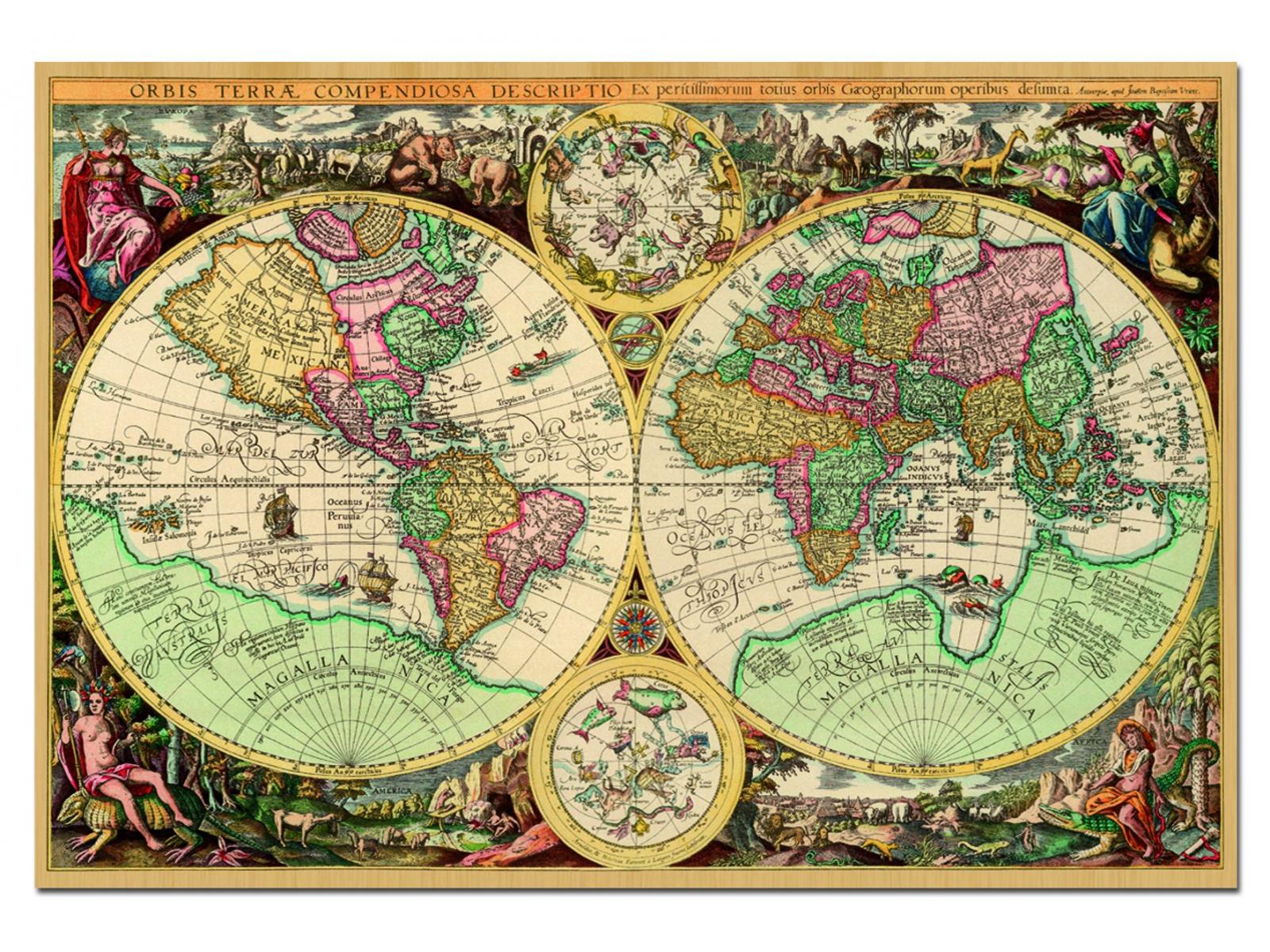 Carte du monde ancien