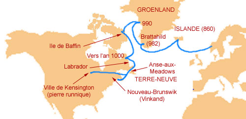 Une carte viking