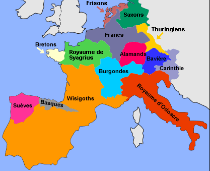 Carte Europe en 480