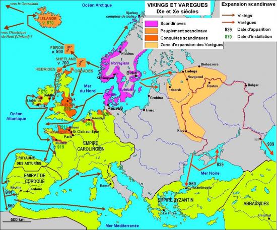 L'expansion des vikings