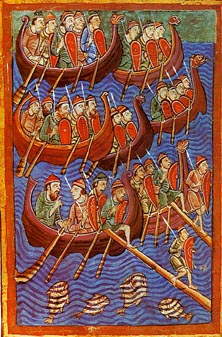 Image d'un bateau viking