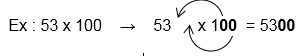 mémo calcul par 10,100,1000